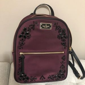 ♠️Kate Spade Wilson Rd Embellished Backpack Purse